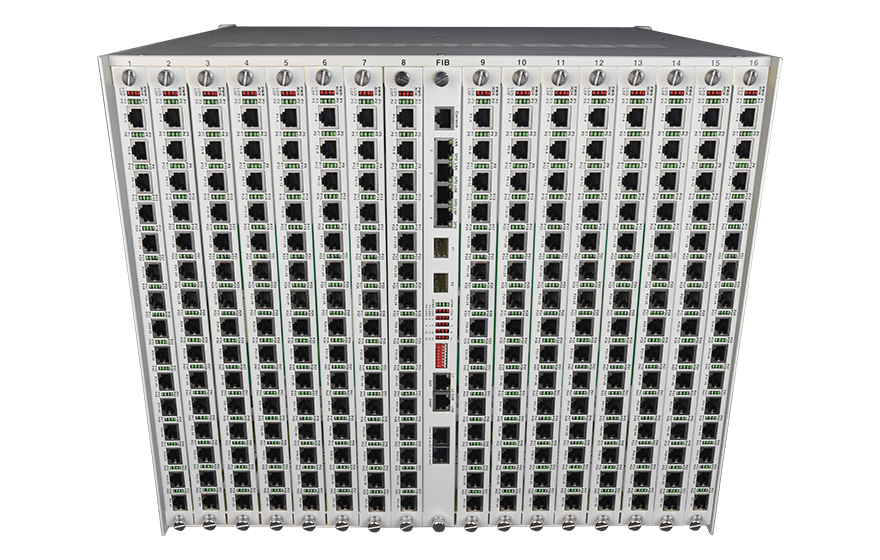 飛暢科技-960路電話光端機（8U 19英寸，SFP 1+1光備份）